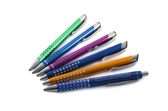 Długopisy metalowe z logo