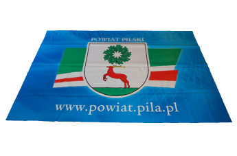 Flaga niebieska - powiat Piła