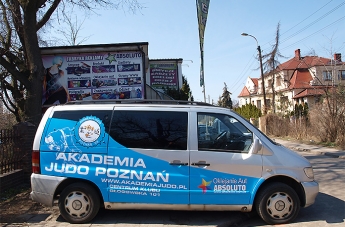Oklejanie pojazdów - Judo Poznań (bus) - 12