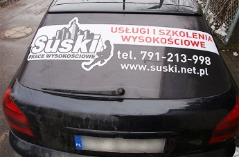 Oklejanie pojazdów - Suski - 2