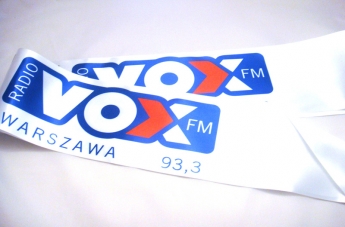 Szarfy dla hostess - VOX FM